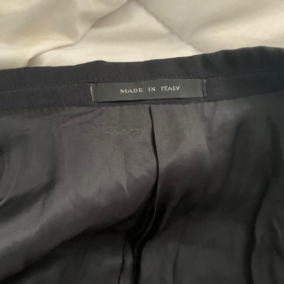 NEW EMPORIO ARMANI MEN’S BLACK WOOL SPORTS COAT BLAZER JACKET IT 54 L / US 44L - Picture 9 of 12